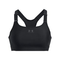 Biustonosz dla kobiet Under Armour HeatGear High. Brązowe biustonosze Under Armour, bez wzorów. Za 240.50 zł.