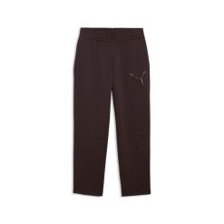 Damskie spodnie dresowe z dzianiny dresowej Essentials Sequins Comfort PUMA. Szare spodnie dresowe damskie Puma, xs, bez wzorów, z bawełny. Za 229.00 zł.