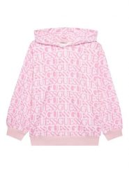 Guess Bluza J5YQ02 KAD74 Różowy Oversize. Czerwone bluzy dla dziewczynek Guess, z aplikacjami, z bawełny, bez ramiączek, bez kaptura. Za 149.99 zł.