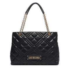 Torebka LOVE MOSCHINO. Czarne torebki do ręki damskie Love Moschino, bez wzorów, klasyczne, bez dodatków. Za 1,009.00 zł.