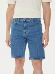Calvin Klein Szorty jeansowe K10K112941 Niebieski Slim Fit. Niebieskie szorty męskie Calvin Klein, m, bez wzorów, z bawełny. Za 219.99 zł.