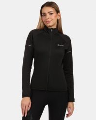 Damska bluza polarowa Kilpi JUNIE-W. Czarne bluzy damskie Kilpi, bez wzorów, z materiału, bez kaptura. Za 318.77 zł.
