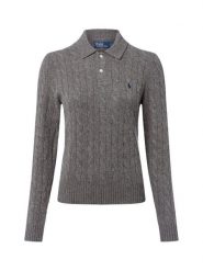 Polo Ralph Lauren sweter z dzianiny z zawartością kaszmiru Kobiety Wełna szary, S. Szare swetry damskie Polo Ralph Lauren, s, bez wzorów, z dzianiny, eleganckie, bez kołnierzyka, bez ramiączek, bez kaptura. Za 1,049.95 zł.