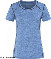 Stedman SST8940 - Koszulka sportowa dla kobiet SST8940. - blue heather L. Brązowe koszulki sportowe damskie Stedman, l, bez wzorów, bez kołnierzyka, bez ramiączek. Za 169.82 zł.