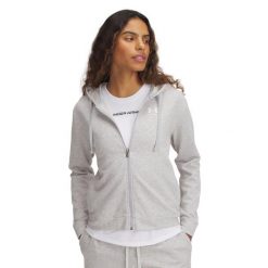 Damska bluza zapinana na zamek Under Armour Rival Terry. Białe bluzy damskie Under Armour, s, bez wzorów, z materiału, z kapturem. Za 257.30 zł.