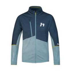 Bluza z pełnym zamkiem błyskawicznym Hannah Niro. Niebieskie bluzy męskie Hannah, xl, bez wzorów, z polaru, z kapturem. Za 398.50 zł.