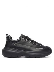 KARL LAGERFELD Sneakersy Kore Sport KL26526 Czarny. Czarne buty sportowe męskie KARL LAGERFELD, ze skóry, bez zapięcia. Za 969.99 zł.