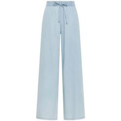 Spodnie Deha Spodnie Palazzo Z Denimowego Lyocellu Damskie. Niebieskie spodnie materiałowe damskie Deha, m, bez wzorów, z bawełny. Za 434.99 zł.