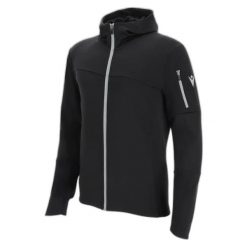 Bluza z kapturem i zamkiem błyskawicznym Macron Athleisure SCC Zanzibar Tech. Czarne bluzy sportowe męskie Macron, s, bez wzorów, z materiału, z kapturem, na fitness i siłownię. Za 379.00 zł.