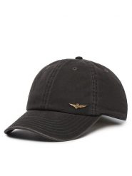 Aeronautica Militare Czapka z daszkiem 262HA1244UCT02476 Szary ciemny. Szare rękawiczki męskie Aeronautica Militare, bez wzorów, z bawełny. Za 189.99 zł.