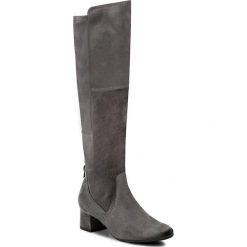 Kozaki JANA - 8-25505-29 Graphite 206. Szare kozaki damskie JANA, z futra, bez obcasa, na obcasie. W wyprzedaży za 259.00 zł.