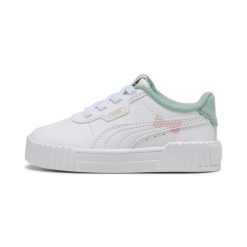 Trampki dla dziewczynki Puma Carina 3.0. Białe trampki i tenisówki dziewczęce Puma, bez wzorów, z gumy, bez zapięcia. Za 195.85 zł.
