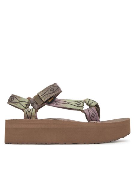 Teva Sandały Universal Sunscape 1166812 Kolorowy. Sandały damskie Teva, bez wzorów, bez obcasa, na koturnie, bez zapięcia. Za 349.99 zł.