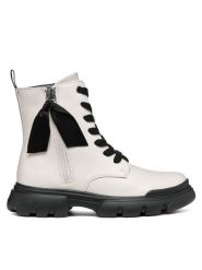 Geox Kozaki J Junette Girl J36HVG 000BC C1M9B S Écru. Buty zimowe dziewczęce Geox, bez wzorów, ze skóry, bez zapięcia. Za 339.99 zł.