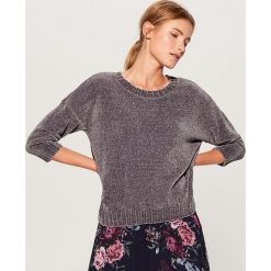 Luźny sweter basic - Szary. Szare swetry damskie Mohito. Za 89.99 zł.