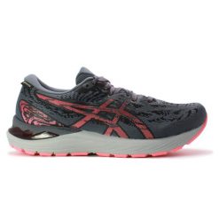 Buty do biegania damskie Asics Gel-Cumulus 23 G-TX. Czerwone obuwie sportowe damskie Asics, bez wzorów, z gore-texu, do biegania. Za 434.00 zł.