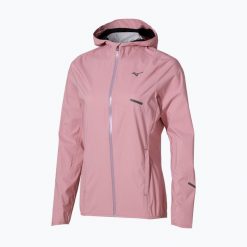 Kurtka do biegania damska Mizuno Trail Waterproof 20K Hooded. Czerwone kurtki damskie Mizuno, l, bez wzorów, z poliamidu, bez kaptura. Za 672.25 zł.