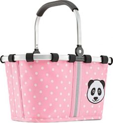 Koszyk Carrybag Kids Panda Dots XS różowy. Czerwone torby i plecaki dziecięce Reisenthel. Za 159.00 zł.