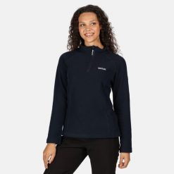 Bluza polarowa dla kobiet Regatta KENGER. Niebieskie bluzy damskie Regatta, bez wzorów, z polaru, bez kaptura. Za 69.99 zł.