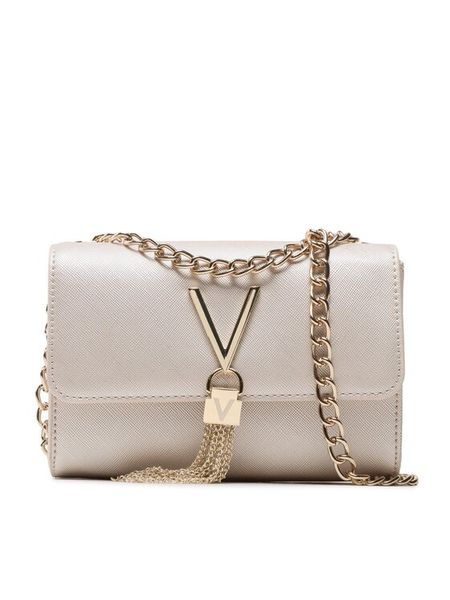 Valentino Torebka Divina Sa VBS1IJ03 Złoty. Żółte torebki do ręki damskie Valentino, bez wzorów, ze skóry, wizytowe, bez dodatków. Za 239.99 zł.