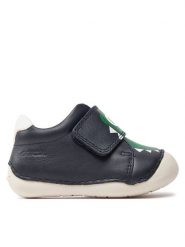 Geox Półbuty B Tutim Boy B3539C 00085 C4002 Granatowy. Niebieskie półbuty chłopięce Geox, bez wzorów, ze skóry, bez zapięcia. Za 259.99 zł.