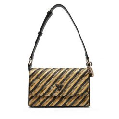 Torebka Guess. Brązowe torebki do ręki damskie Guess, z aplikacjami, klasyczne, bez dodatków. Za 349.99 zł.