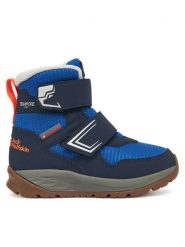 Jack Wolfskin Śniegowce Polar Bear-b Texapore Mid Vc K A62144 Niebieski. Niebieskie buty zimowe chłopięce Jack Wolfskin, bez wzorów, z materiału, bez zapięcia. Za 429.99 zł.