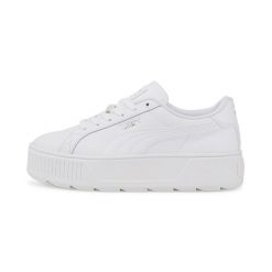 Buty damskie trampki Puma KARMEN. Białe trampki i tenisówki damskie Puma, bez wzorów, z gumy, sportowe, bez zapięcia. W wyprzedaży za 228.00 zł.