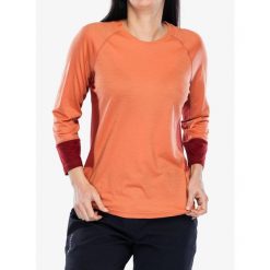 Koszulka rowerowa damska Smartwool Mountain Bike 3/4 Sleeve Jersey. Brązowe koszulki sportowe damskie Smartwool, bez wzorów, z jersey, bez kołnierzyka, bez ramiączek, rowerowe. Za 287.99 zł.