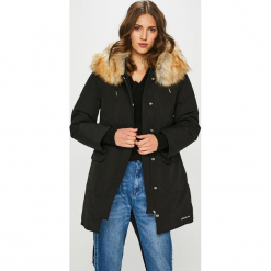Calvin Klein Jeans - Parka puchowa. Szare parki damskie Calvin Klein Jeans, z bawełny. Za 1,499.00 zł.