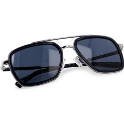 Okulary przeciwsłoneczne BOSS - 0306/S Blue PJP. Okulary przeciwsłoneczne damskie Boss, z tworzywa sztucznego. W wyprzedaży za 459.00 zł.