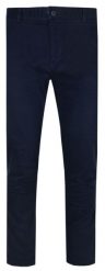 Męskie Spodnie Chinos marki Rigon – Bawełna z Elastanem – Slim Fit - Granatowe. Spodnie materiałowe męskie Rigon, m, bez wzorów, z bawełny. Za 179.00 zł.