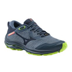 Buty do biegania damskie Mizuno Wave Rider GTX. Szare obuwie sportowe damskie Mizuno, bez wzorów, do biegania, mizuno wave. Za 479.99 zł.