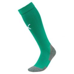 Getry piłkarskie Puma Liga Core Socks. Białe legginsy sportowe męskie Puma, s, bez wzorów, do piłki nożnej. Za 37.99 zł.