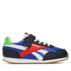 Sneakersy Reebok. Niebieskie trampki i tenisówki chłopięce Reebok, bez wzorów, bez zapięcia. Za 149.99 zł.