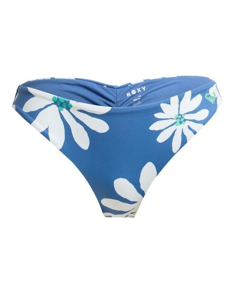 Dół bikini dla Kobiety PRINTED ESSENTIALS Niebieski. Niebieskie bikini damskie Roxy, xs, bez wzorów. Za 129.99 zł.