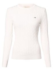 Gant Sweter Kobiety Bawełna biały, XL. Białe swetry damskie GANT, xl, bez wzorów, z bawełny, bez kołnierzyka, bez ramiączek, bez kaptura. Za 599.95 zł.