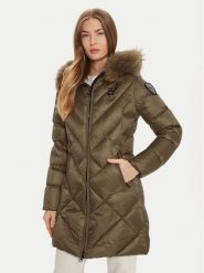 Blauer Płaszcz zimowy 24WBLDK03052 Brązowy Regular Fit. Brązowe płaszcze damskie Blauer, na zimę, s, bez wzorów, z syntetyku, bez kaptura. Za 2,029.00 zł.