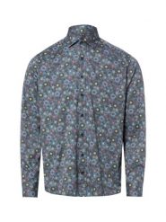Nils Sundström Koszula Mężczyźni Modern Fit Bawełna niebieski|zielony|wielokolorowy, S. Niebieskie koszule męskie Nils Sundström, m, bez wzorów, z bawełny, eleganckie, bez kołnierzyka, bez ramiączek. Za 149.95 zł.