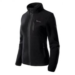 Bluza sportowa damska Hi-Tec Porto. Czarne bluzy sportowe damskie Hi-tec, s, bez wzorów, bez kaptura. W wyprzedaży za 189.25 zł.