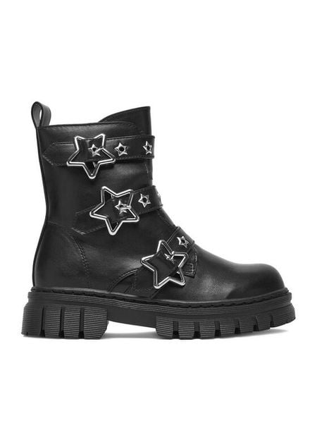 DeeZee Botki CEO-CS5959-06 Czarny. Czarne botki dziewczęce DeeZee, ze skóry, bez zapięcia. Za 159.99 zł.