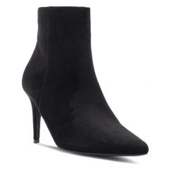 Botki Jenny Fairy. Czarne botki damskie Jenny Fairy, bez obcasa, na szpilce, bez zapięcia. Za 149.99 zł.