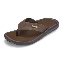 Japonki Gumbies Noosa Flip-Flops GU-FFNOO055 brązowe. Brązowe klapki męskie z bawełny, biznesowe. Za 293.94 zł.