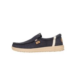 Buty HEY DUDE MIKKA JUTE Czarny. Czarne buty sportowe męskie PRO BRANDS, z tkaniny, bez zapięcia. Za 279.99 zł.