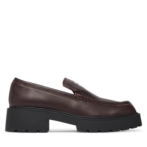 Loafersy Calvin Klein. Czerwone mokasyny damskie Calvin Klein. Za 584.99 zł.