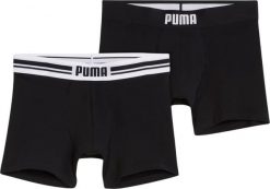 Puma Bokserki męskie Puma Everyday Placed Logo 2 pak czarne 938476 01 L. Czarne bokserki męskie Puma, l, bez wzorów. Za 106.91 zł.