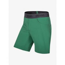 Spodenki wspinaczkowe męskie Ocun Mania Shorty. Zielone krótkie spodenki sportowe męskie Ocun, m, bez wzorów, wspinaczkowe. Za 293.99 zł.