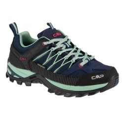 Buty trekkingowe damskie CMP 62MN Rigel Low Wmn Trekking. Niebieskie obuwie sportowe damskie CMP, bez wzorów, z gumy, trekkingowe. Za 399.99 zł.