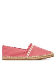 Tommy Hilfiger Espadryle Fringe Canvas Closed Espadrille FW0FW08881 Różowy. Czerwone espadryle damskie Tommy Hilfiger, bez wzorów, z materiału, bez obcasa, bez zapięcia. Za 219.99 zł.