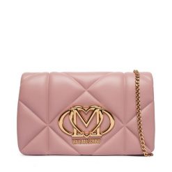 Torebka LOVE MOSCHINO. Czerwone torebki do ręki damskie Love Moschino, bez wzorów, wizytowe, bez dodatków. Za 789.99 zł.